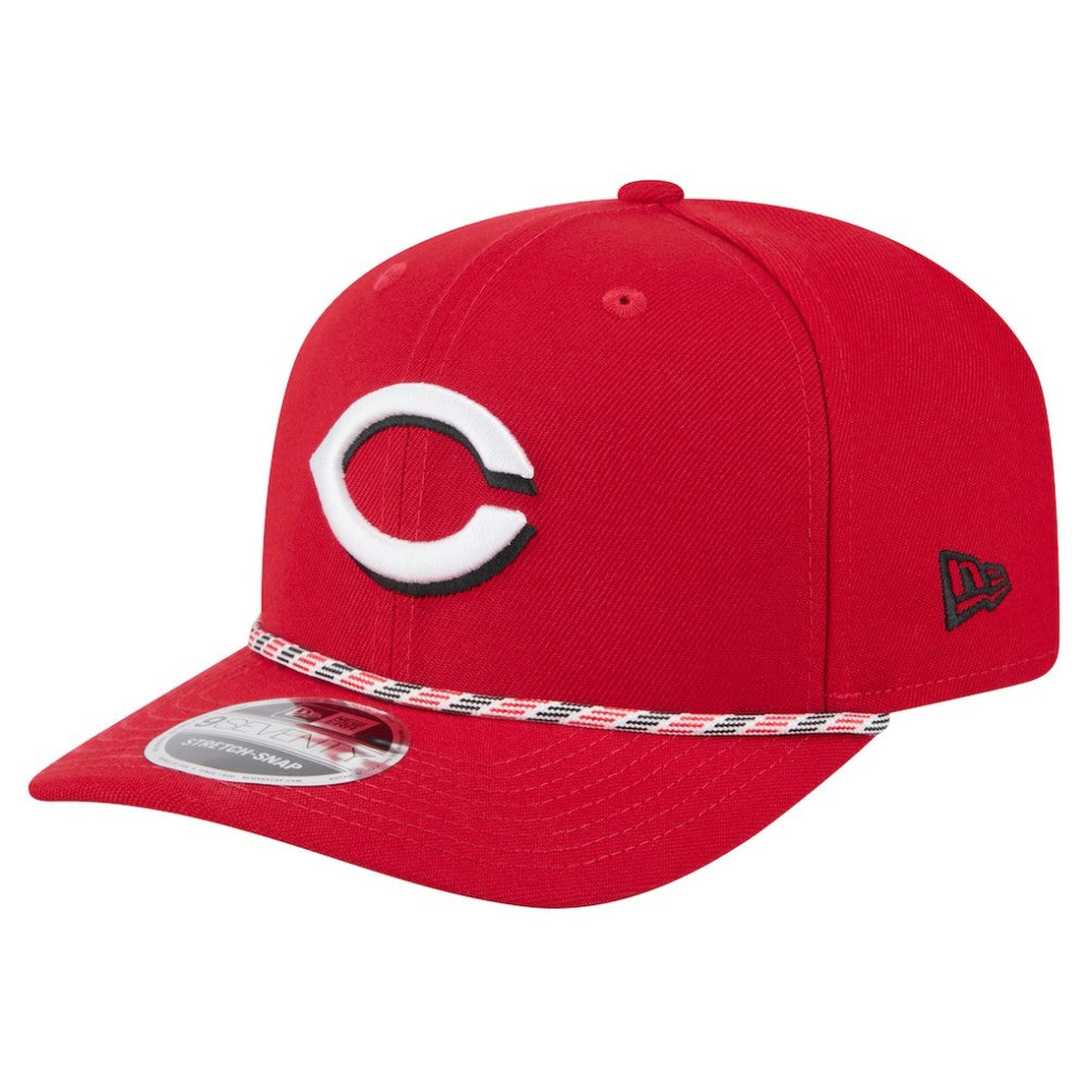 Red Cincinnati Reds New Era Multi-Rope 9SEVENTY Stretch-Snap Hat
