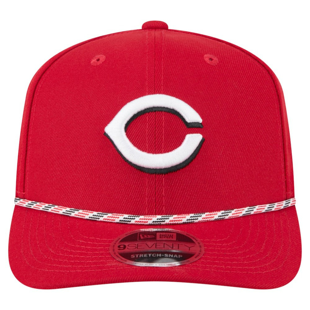Red Cincinnati Reds New Era Multi-Rope 9SEVENTY Stretch-Snap Hat