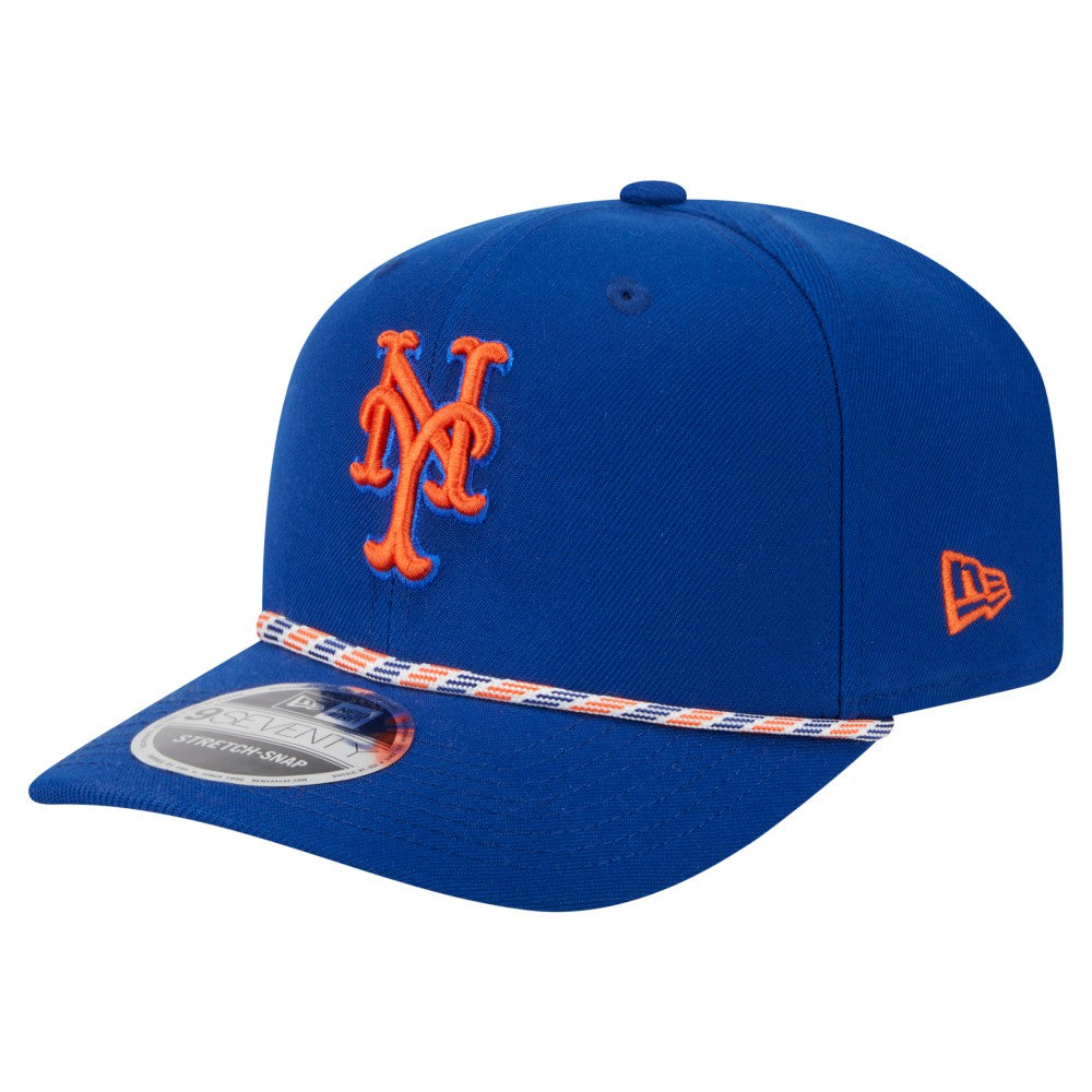 Royal New York Mets New Era Multi-Rope 9SEVENTY Stretch-Snap Hat