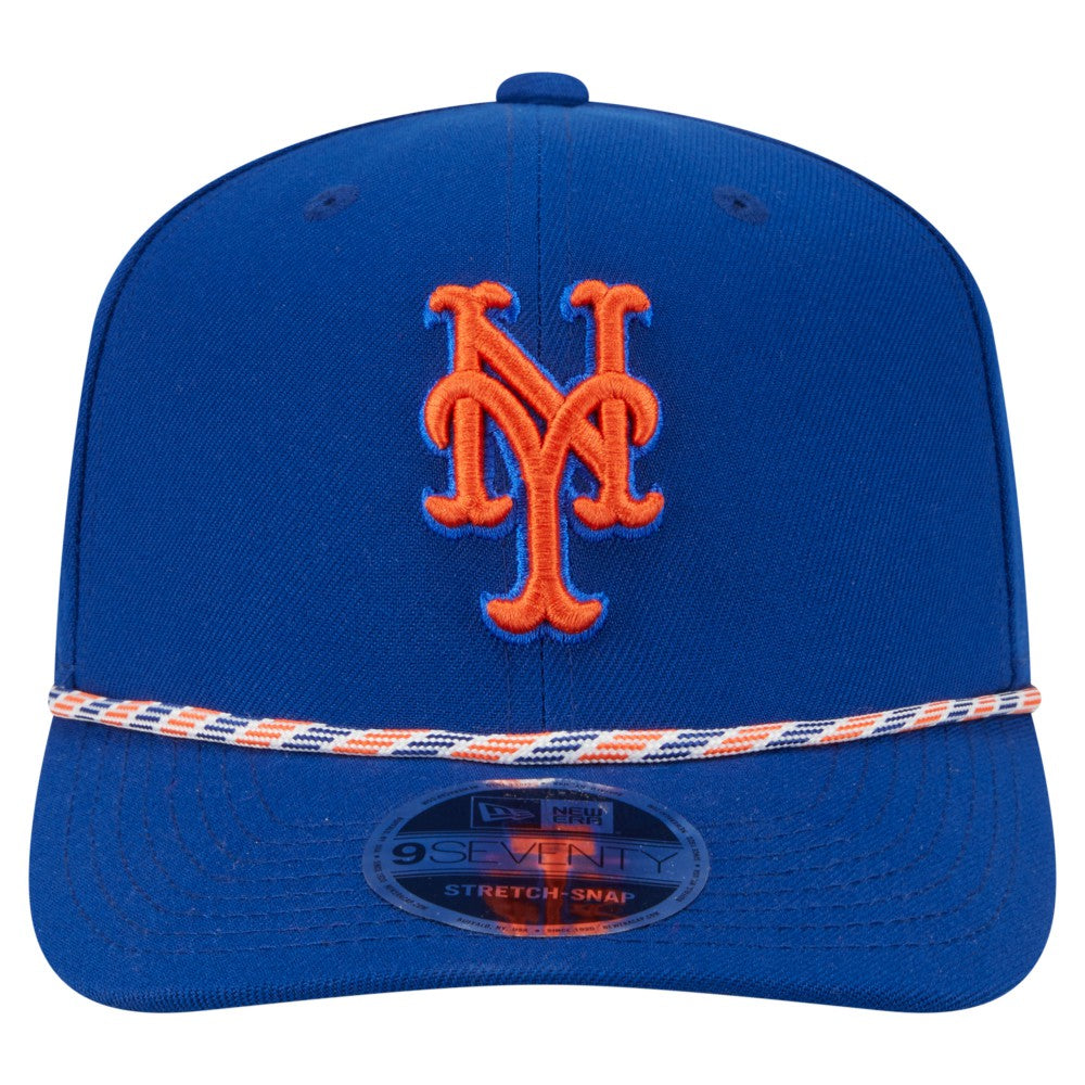 Royal New York Mets New Era Multi-Rope 9SEVENTY Stretch-Snap Hat