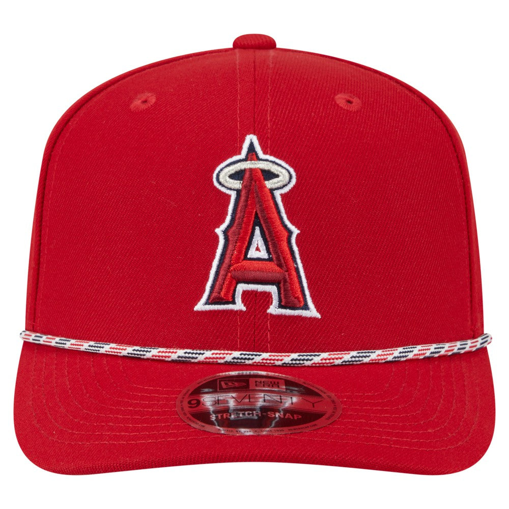 Red Los Angeles Angels New Era Multi-Rope 9SEVENTY Stretch-Snap Hat