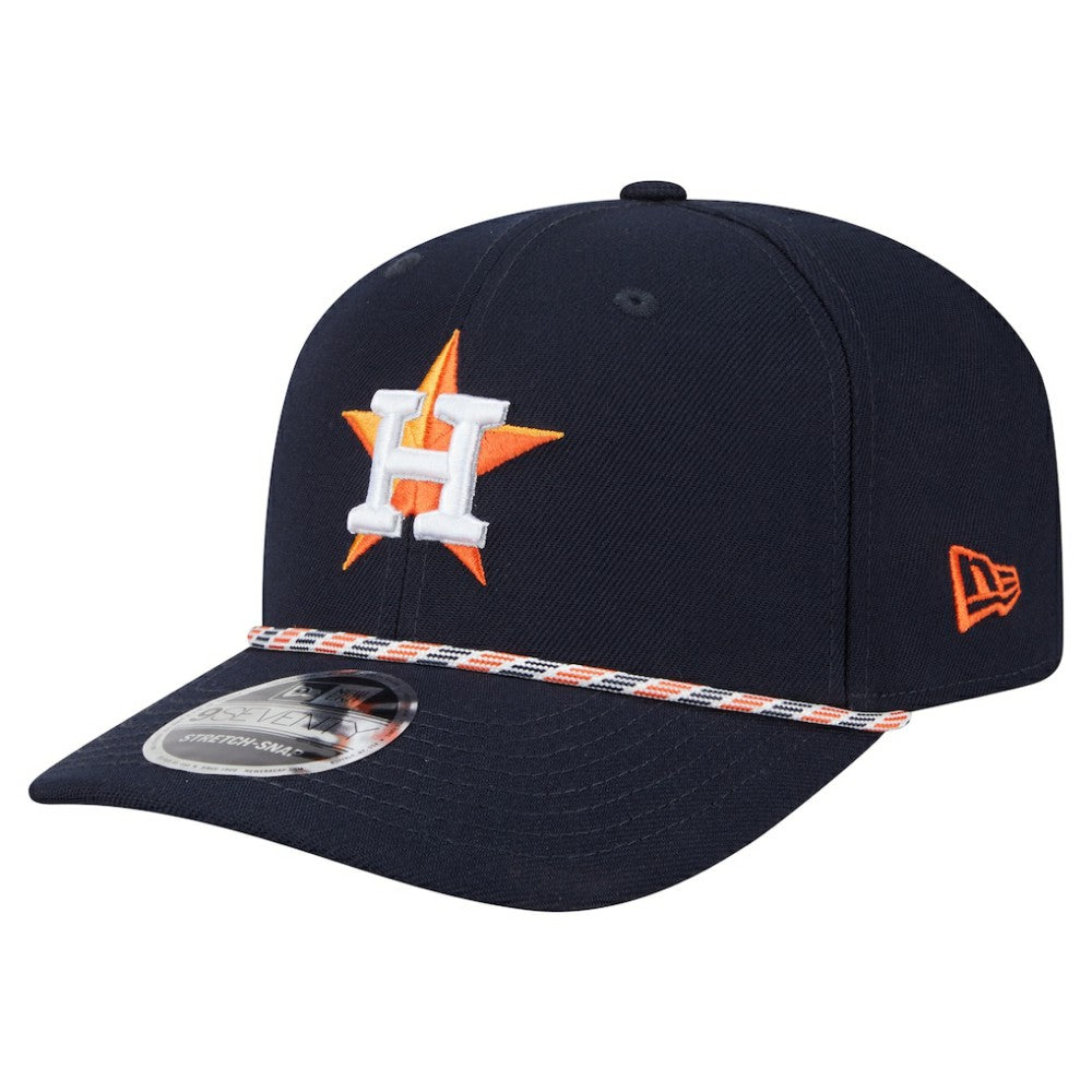 Navy Houston Astros New Era Multi-Rope 9SEVENTY Stretch-Snap Hat