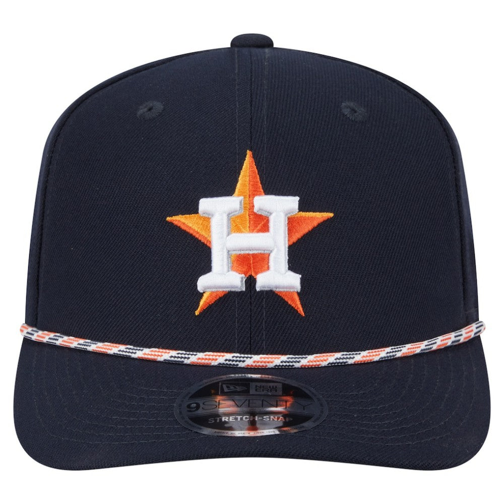 Navy Houston Astros New Era Multi-Rope 9SEVENTY Stretch-Snap Hat