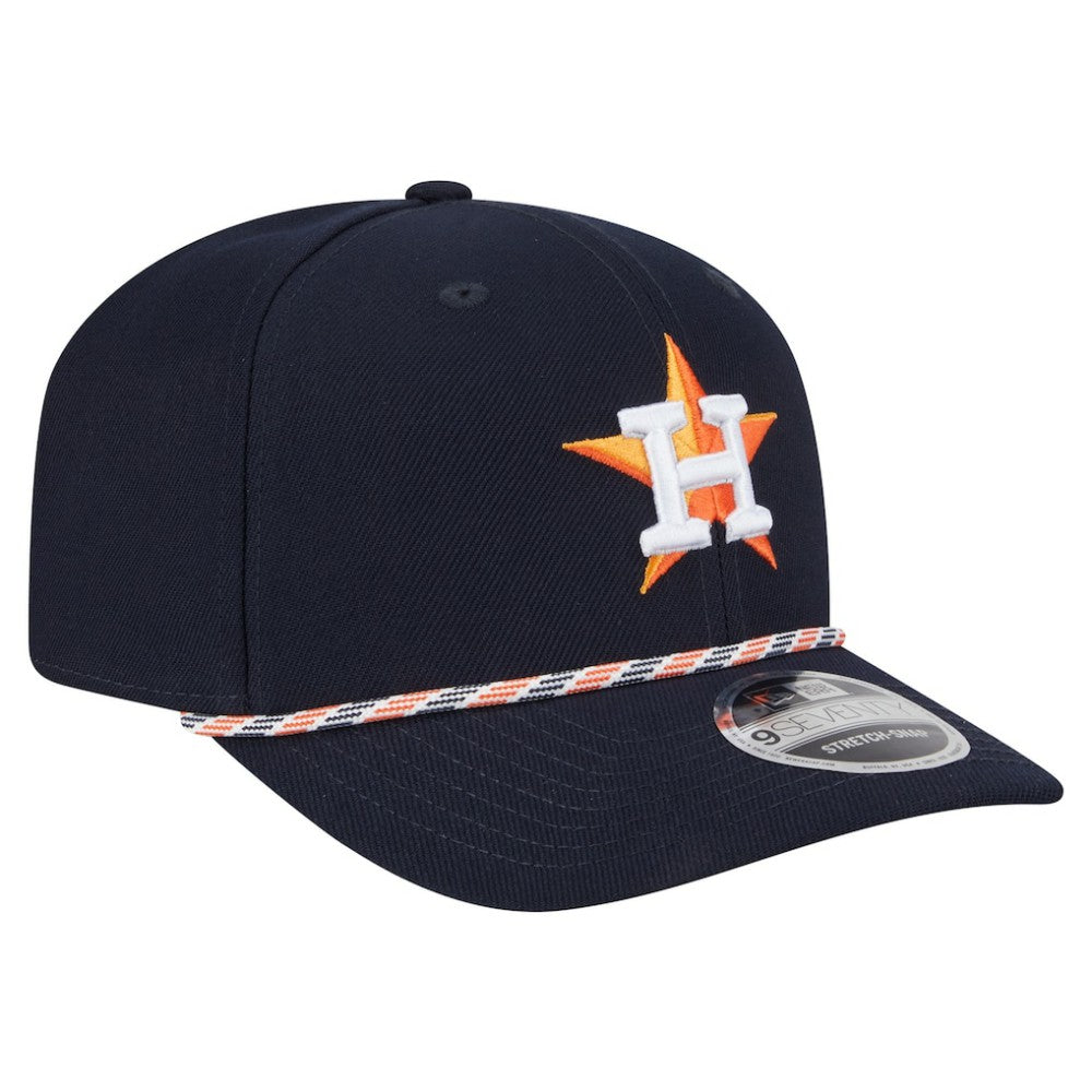 Navy Houston Astros New Era Multi-Rope 9SEVENTY Stretch-Snap Hat