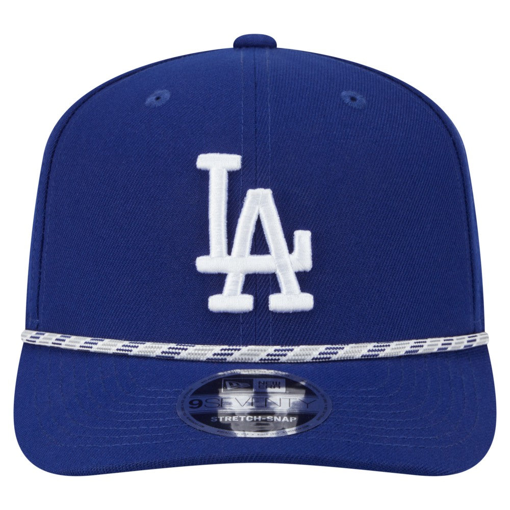 Royal Los Angeles Dodgers New Era Multi-Rope 9SEVENTY Stretch-Snap Hat