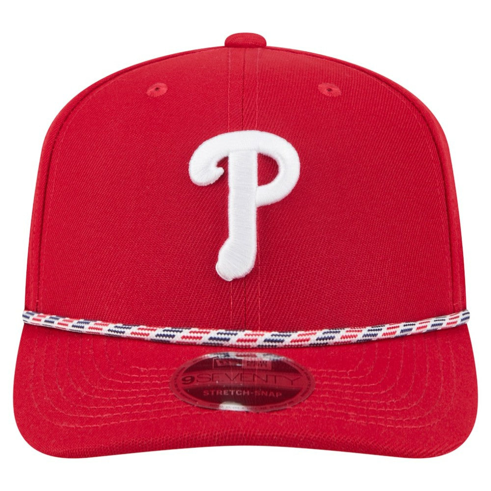 Red Philadelphia Phillies New Era Multi-Rope 9SEVENTY Stretch-Snap Hat
