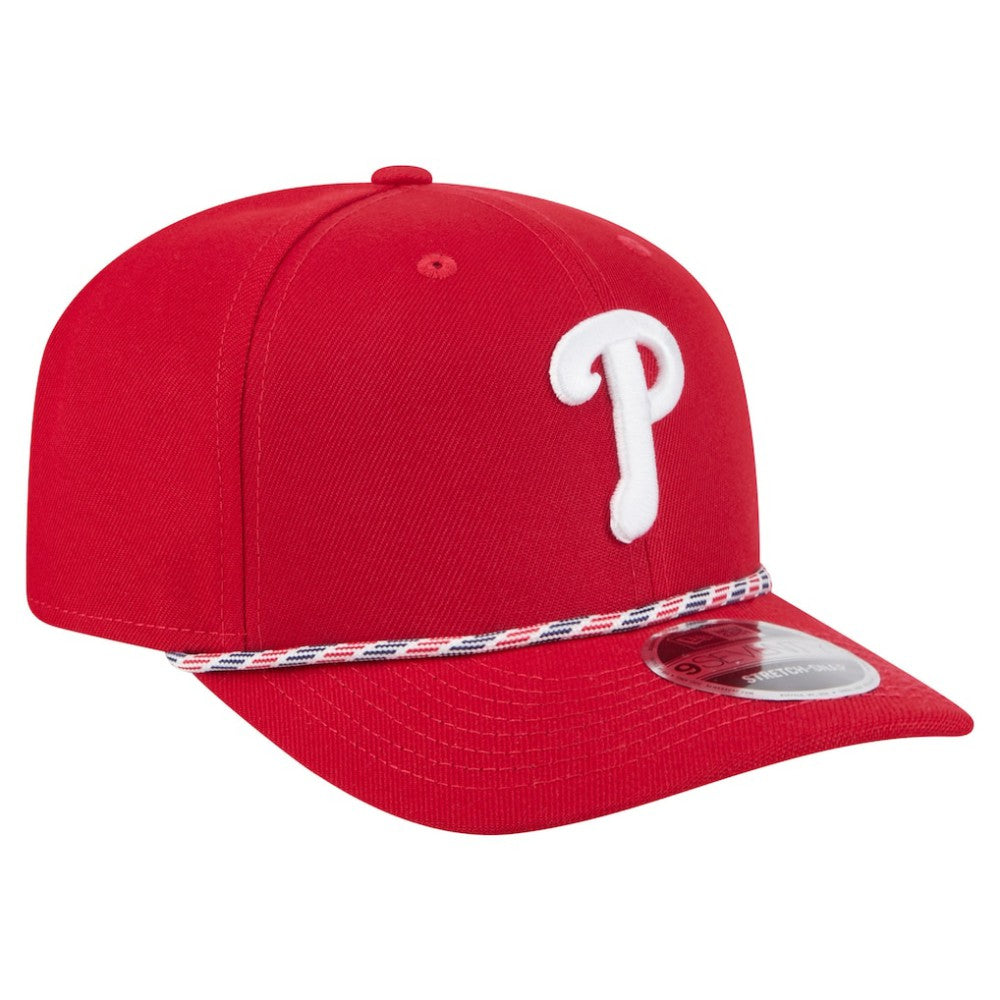 Red Philadelphia Phillies New Era Multi-Rope 9SEVENTY Stretch-Snap Hat
