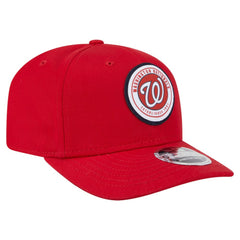 Red Washington Nationals New Era Circle Patch 9SEVENTY Stretch-Snap Hat