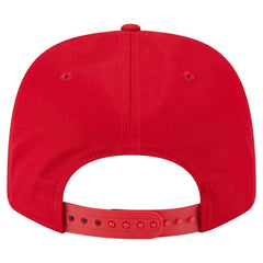 Red Los Angeles Angels New Era Circle Patch 9SEVENTY Stretch-Snap Hat