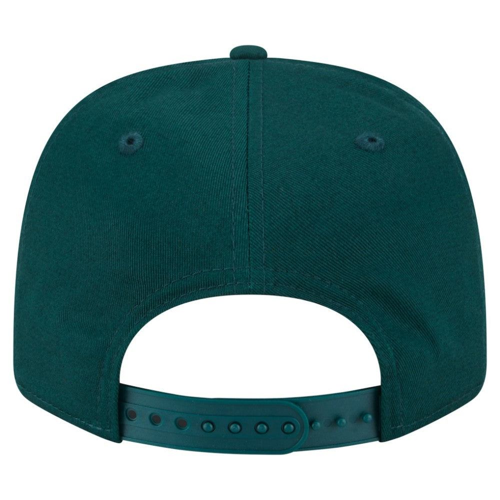 Kelly Green Athletics New Era Circle Patch 9SEVENTY Stretch-Snap Hat