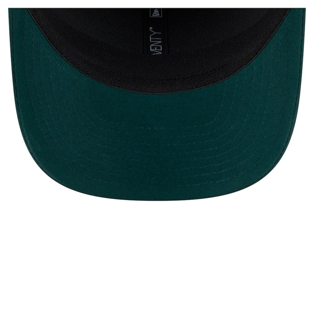Kelly Green Athletics New Era Circle Patch 9SEVENTY Stretch-Snap Hat