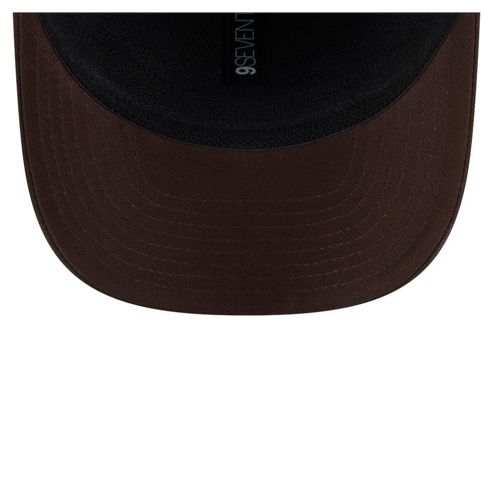 Brown San Diego Padres New Era Circle Patch 9SEVENTY Stretch-Snap Hat