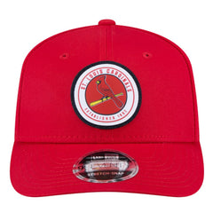 Red St. Louis Cardinals New Era Circle Patch 9SEVENTY Stretch-Snap Hat