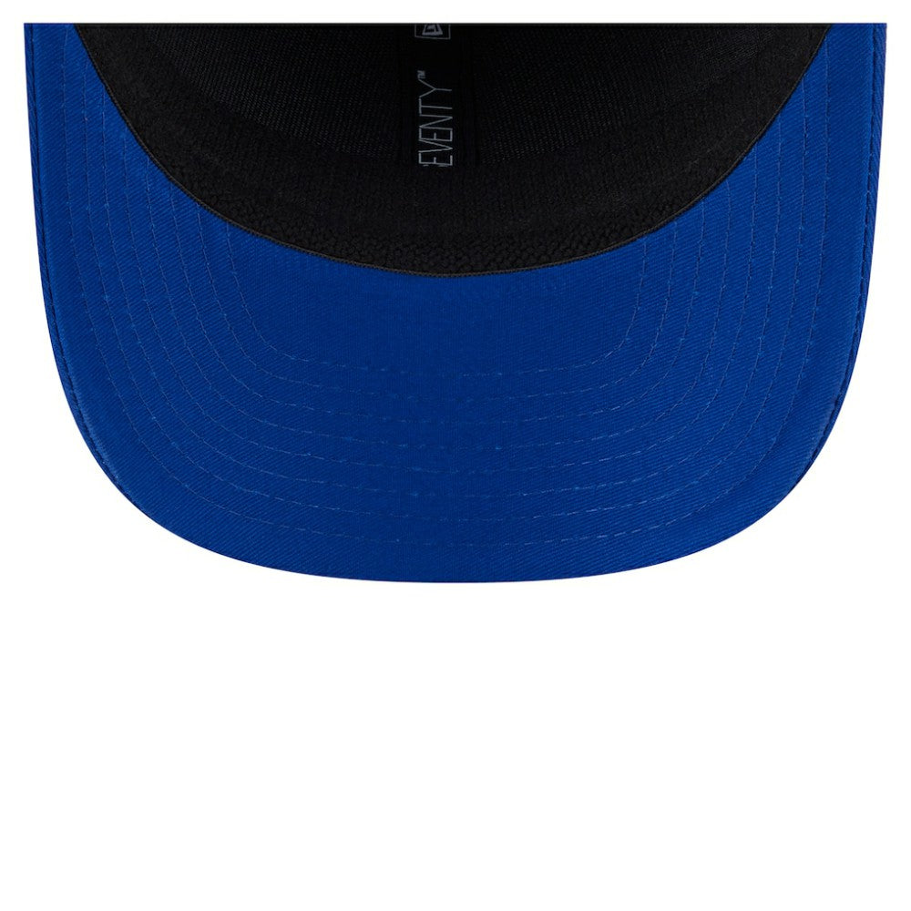 Royal New York Mets New Era Circle Patch 9SEVENTY Stretch-Snap Hat