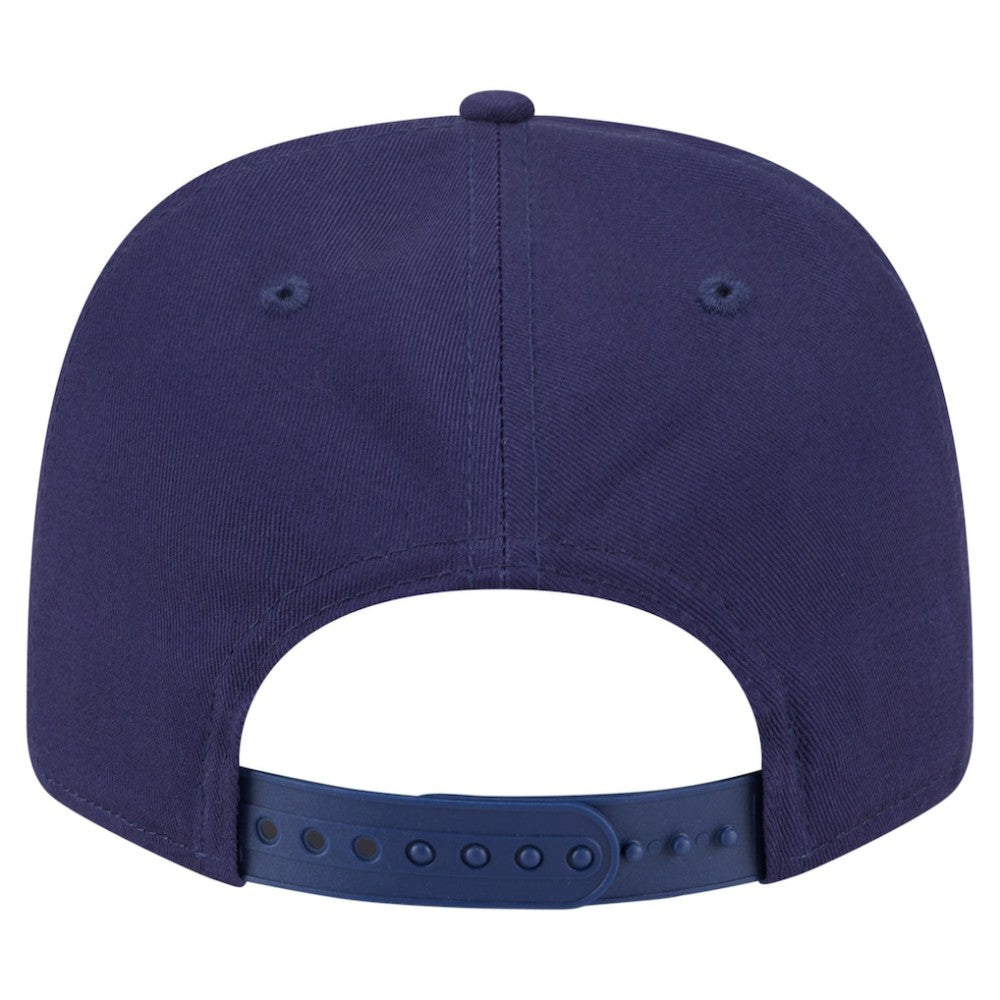 Navy Tampa Bay Rays New Era Circle Patch 9SEVENTY Stretch-Snap Hat