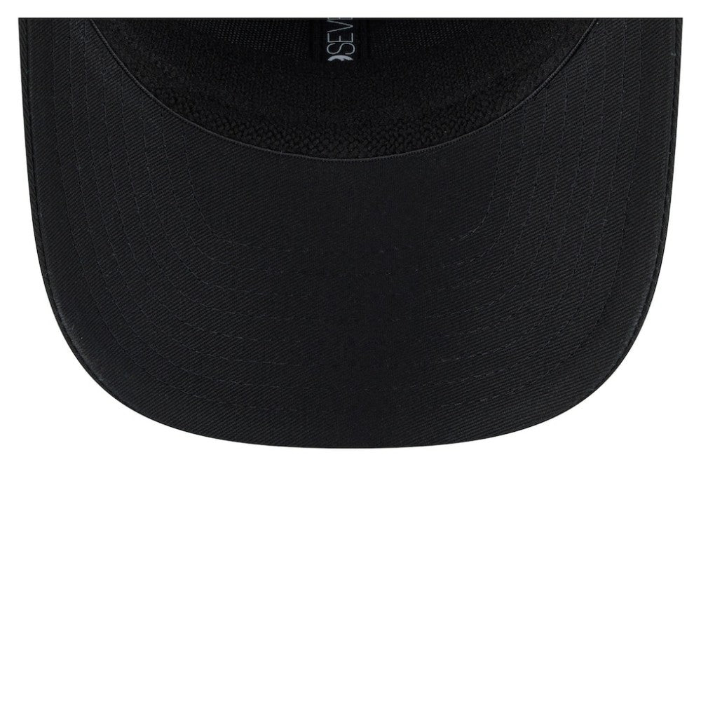 Black Colorado Rockies New Era Circle Patch 9SEVENTY Stretch-Snap Hat
