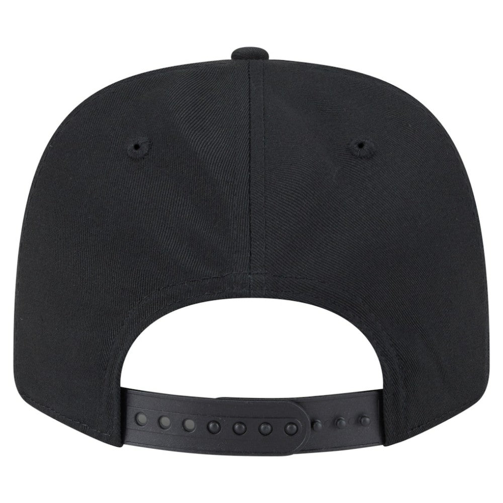 Black Chicago White Sox New Era Circle Patch 9SEVENTY Stretch-Snap Hat