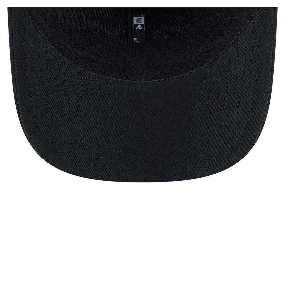 Black Chicago White Sox New Era Circle Patch 9SEVENTY Stretch-Snap Hat