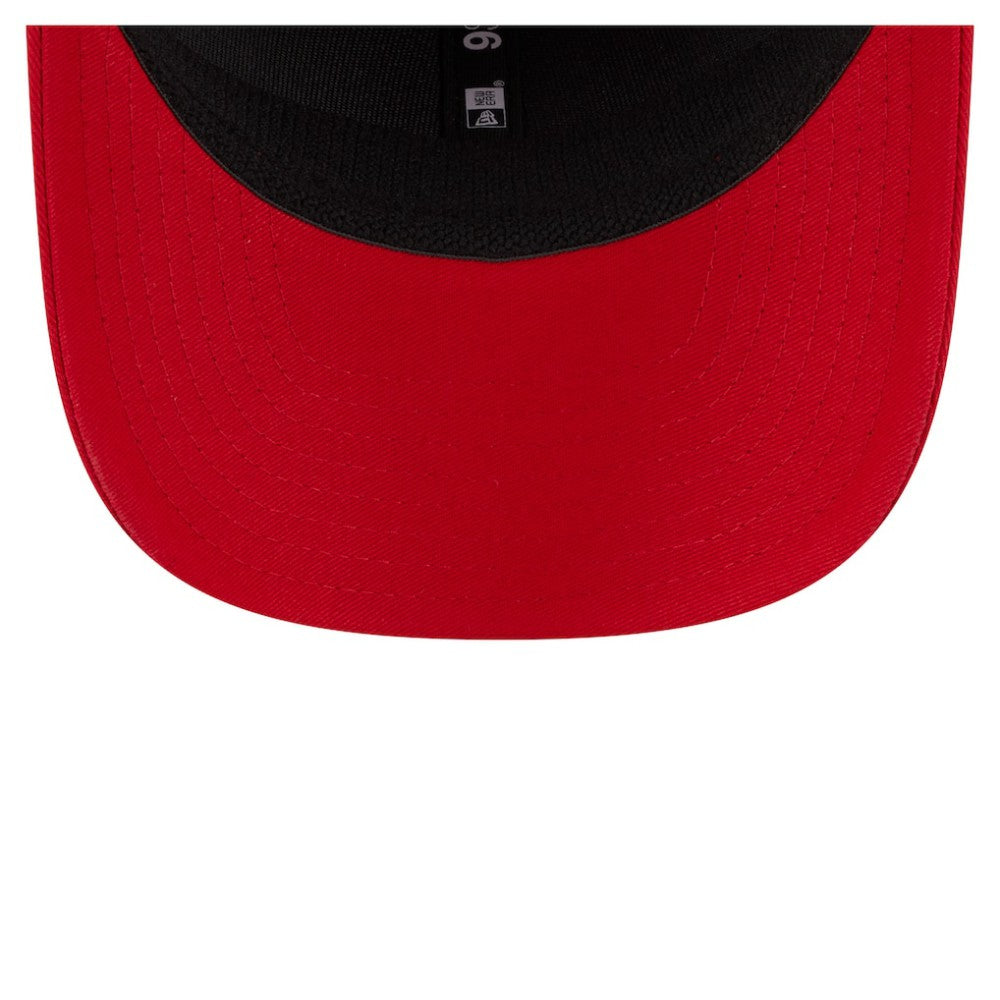 Red Cincinnati Reds New Era Circle Patch 9SEVENTY Stretch-Snap Hat