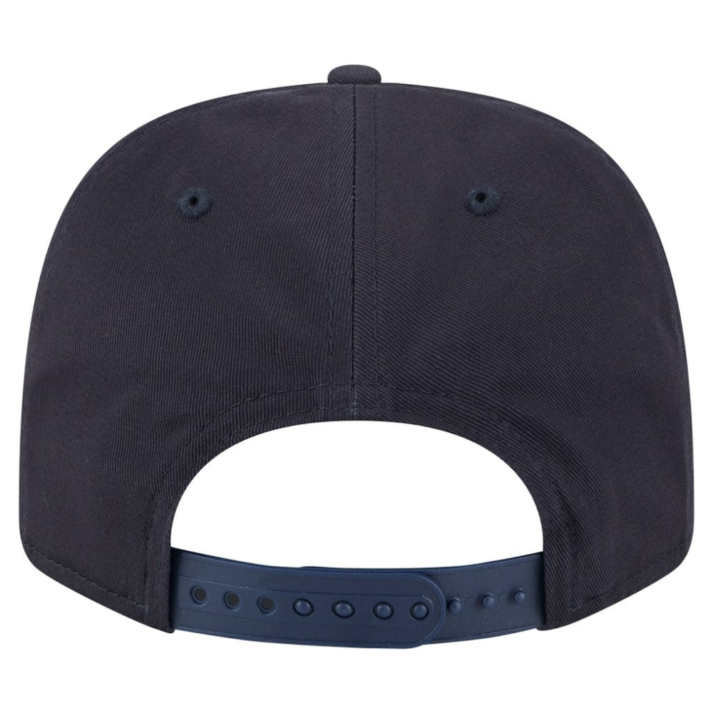 Navy Detroit Tigers New Era Circle Patch 9SEVENTY Stretch-Snap Hat
