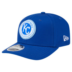 Royal Kansas City Royals New Era Circle Patch 9SEVENTY Stretch-Snap Hat