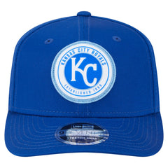 Royal Kansas City Royals New Era Circle Patch 9SEVENTY Stretch-Snap Hat
