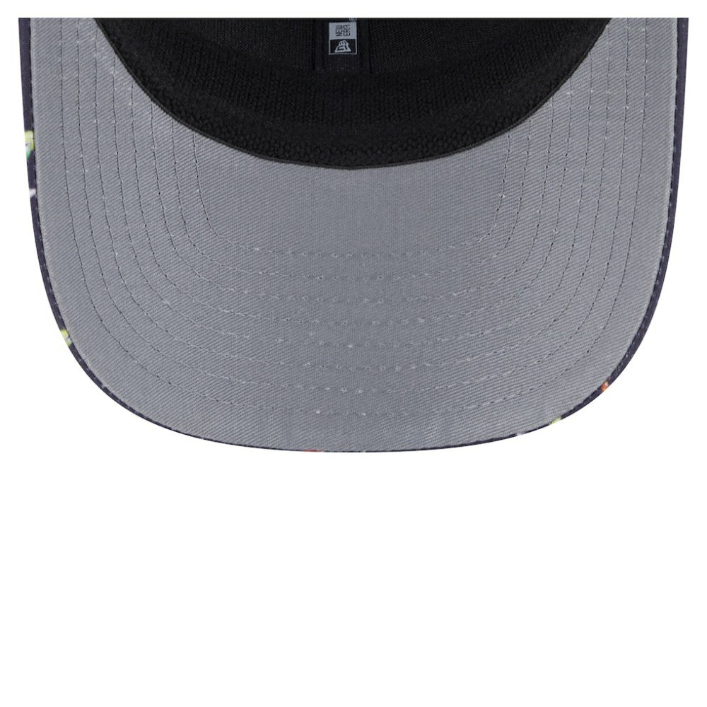 Black Athletics New Era Adventure Drinks Pattern 9SEVENTY Stretch-Snap Hat