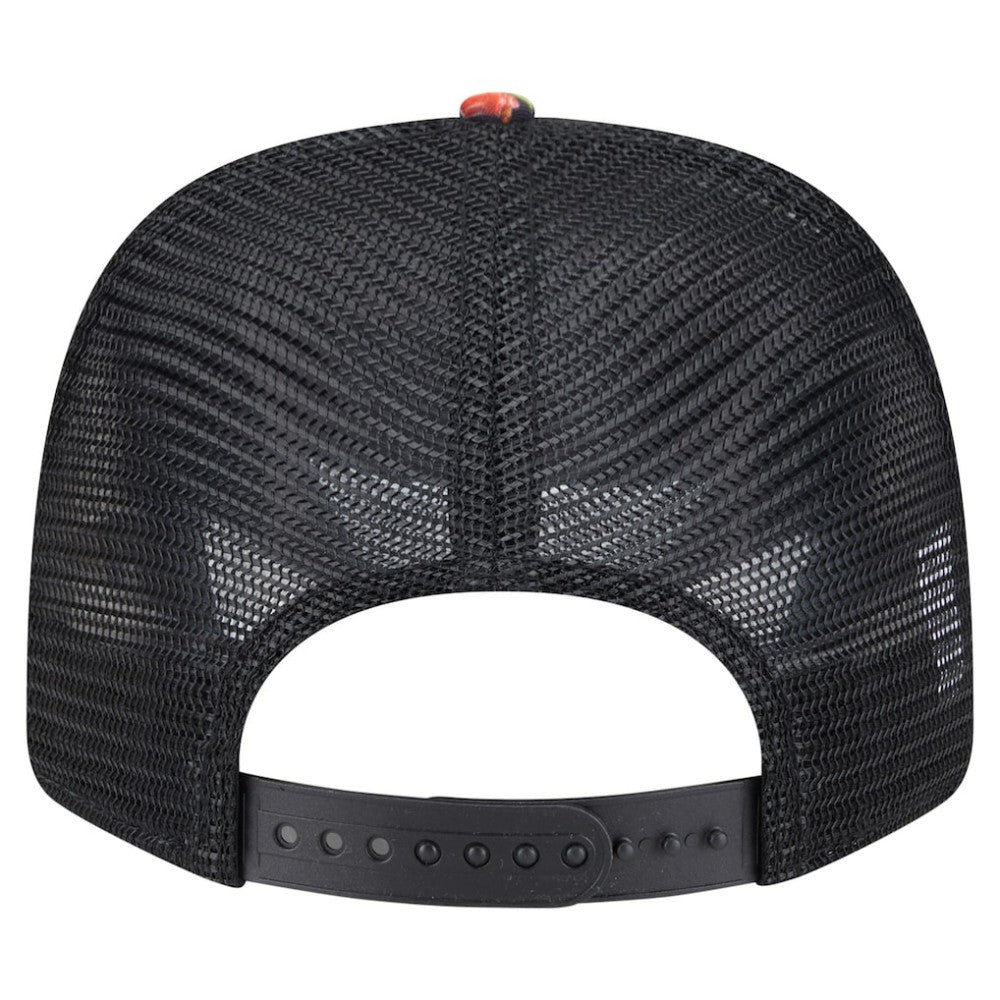 Black San Francisco Giants New Era Adventure Drinks Pattern 9SEVENTY Stretch-Snap Hat