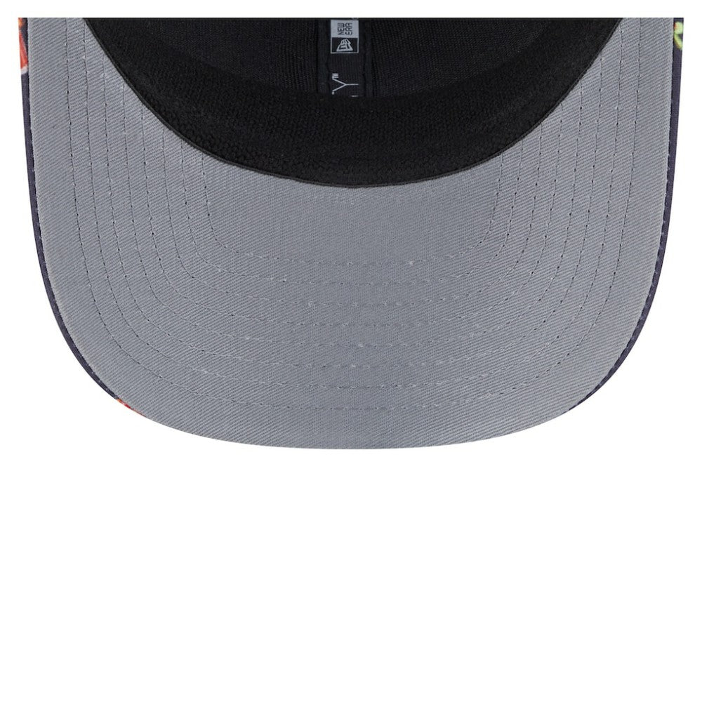 Navy Detroit Tigers New Era Adventure Drinks Pattern 9SEVENTY Stretch-Snap Hat