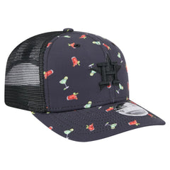 Black Houston Astros New Era Adventure Drinks Pattern 9SEVENTY Stretch-Snap Hat