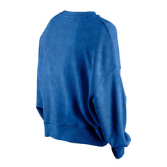 New Era Philadelphia 76ers Women's Throwback Vintage Enzyme Wash Oversized Boxy Pullover Sweatshirt