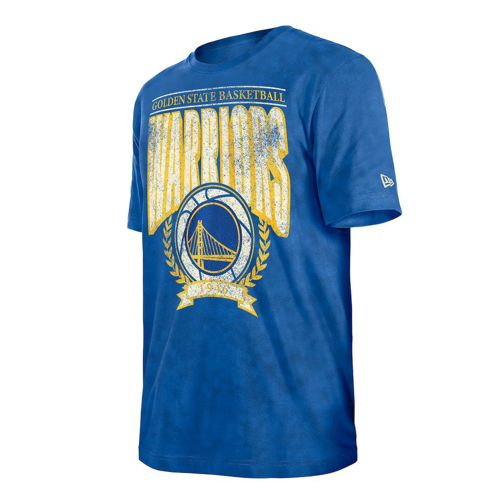 New Era Golden State Warriors Throwback Vintage Boxy Mineral Wash T-Shirt sale