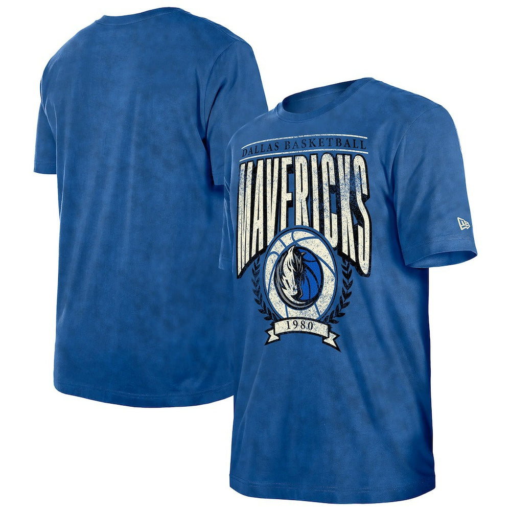 New Era Dallas Mavericks Throwback Vintage Boxy Mineral Wash T-Shirt sale