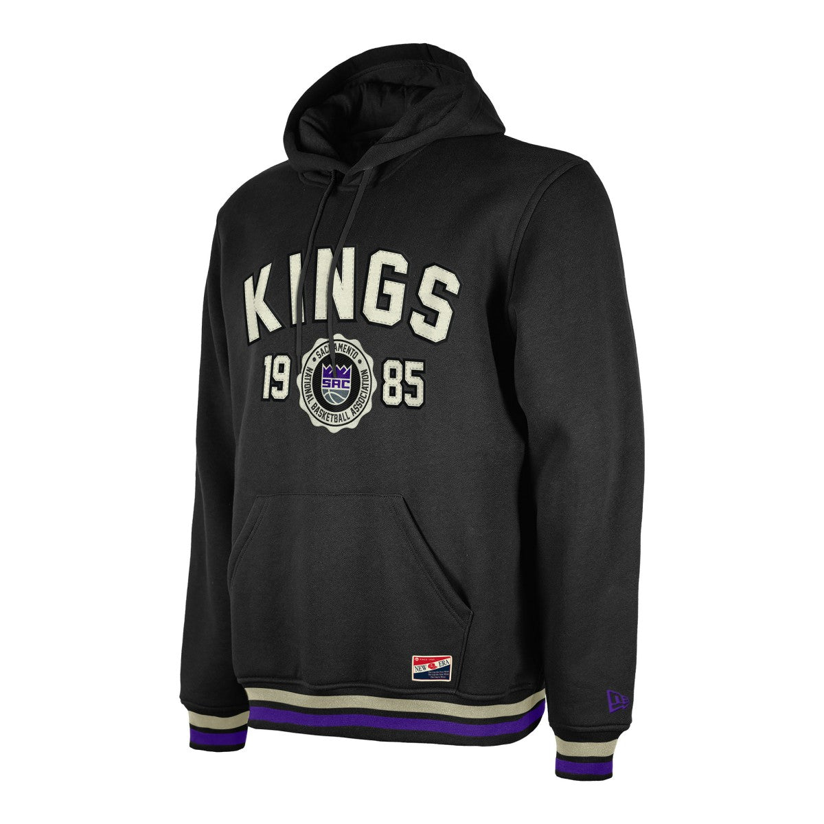 New Era Sacramento Kings Throwback Vintage Pullover Hoodie