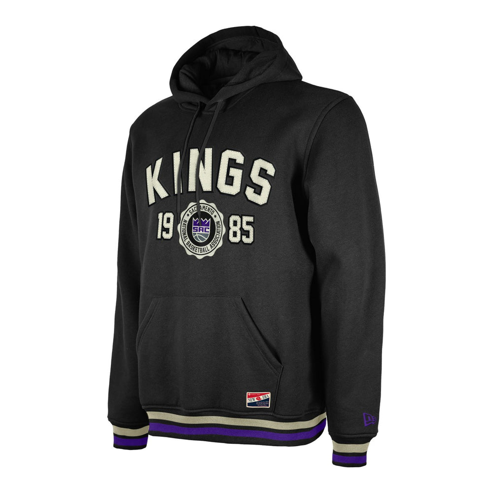 New Era Sacramento Kings Throwback Vintage Pullover Hoodie