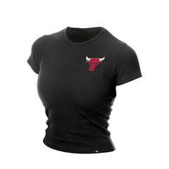 New Era Chicago Bulls Women's Leisure Collection Baby Doll Cropped T-Shirt sale