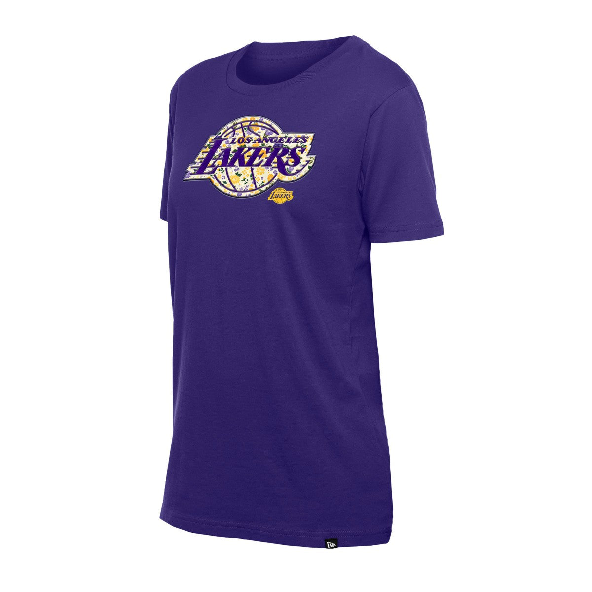 New Era Los Angeles Lakers Women's Glam Game Flower T-Shirt