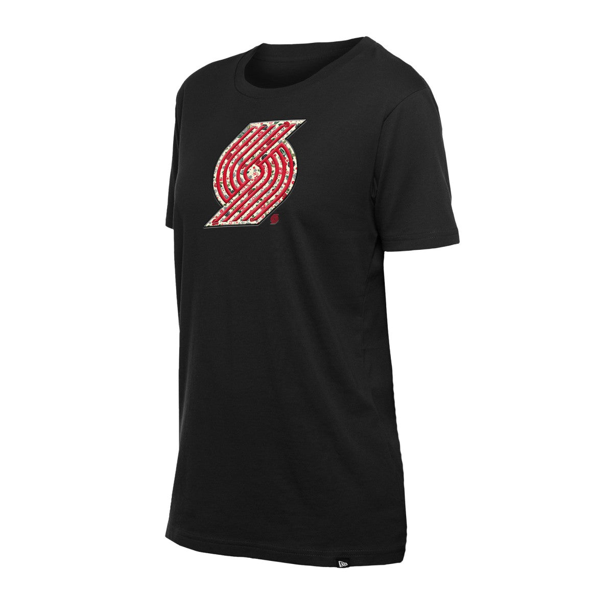 New Era Portland Trail Blazers Women's Glam Game Flower T-Shirt