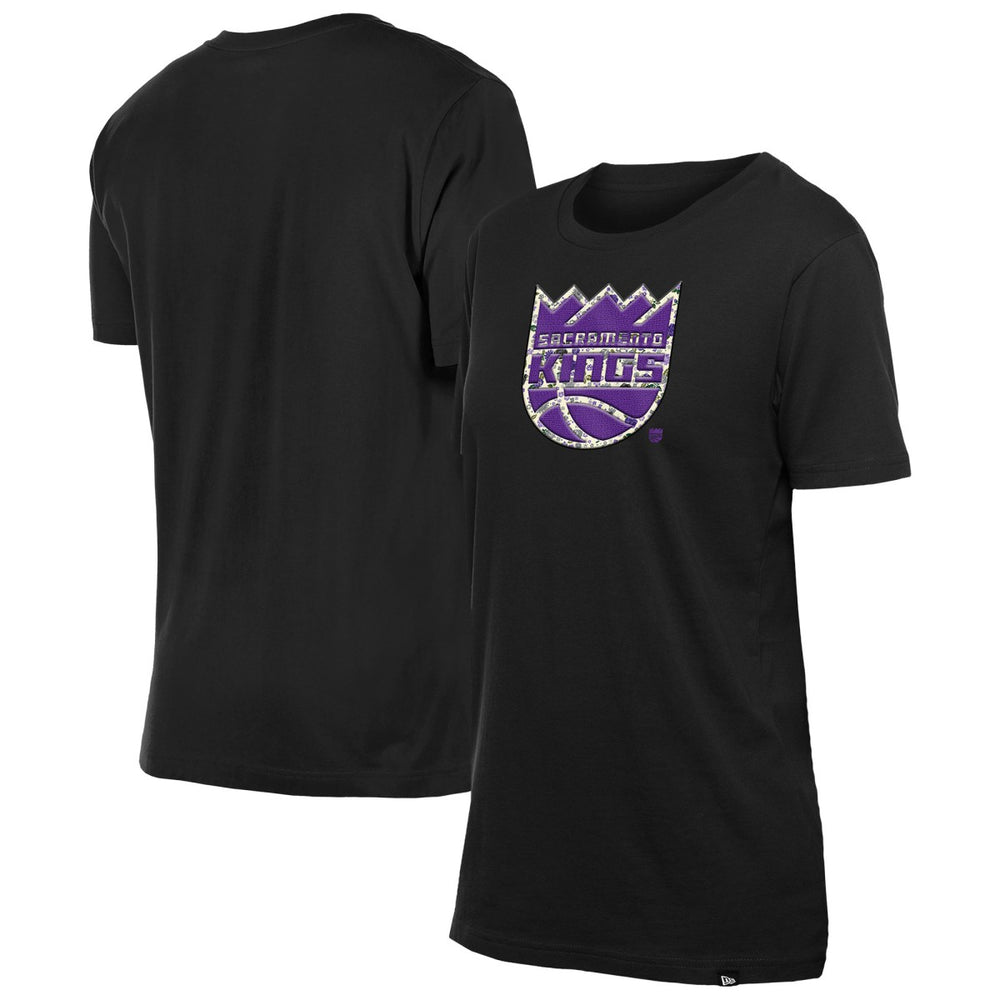 New Era Sacramento Kings Women's Glam Game Flower T-Shirt