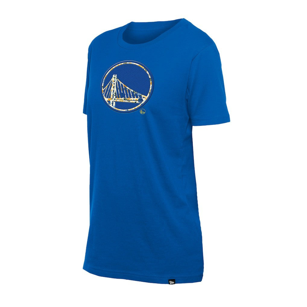 New Era Golden State Warriors Women's Glam Game Flower T-Shirt sale