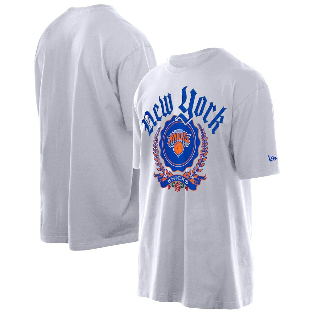 New Era New York Knicks Throwback Prep Oversized T-Shirt