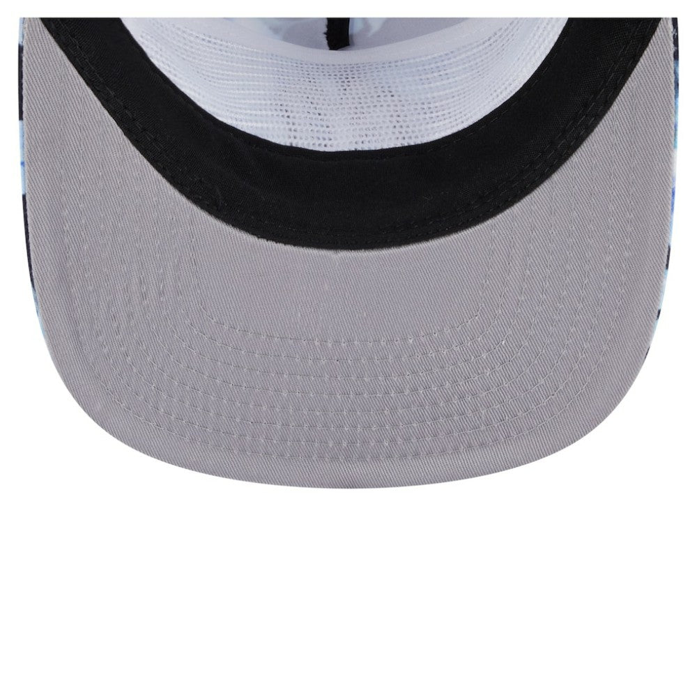 Navy New York Yankees New Era Adventure Pattern Golfer Trucker Snapback Hat