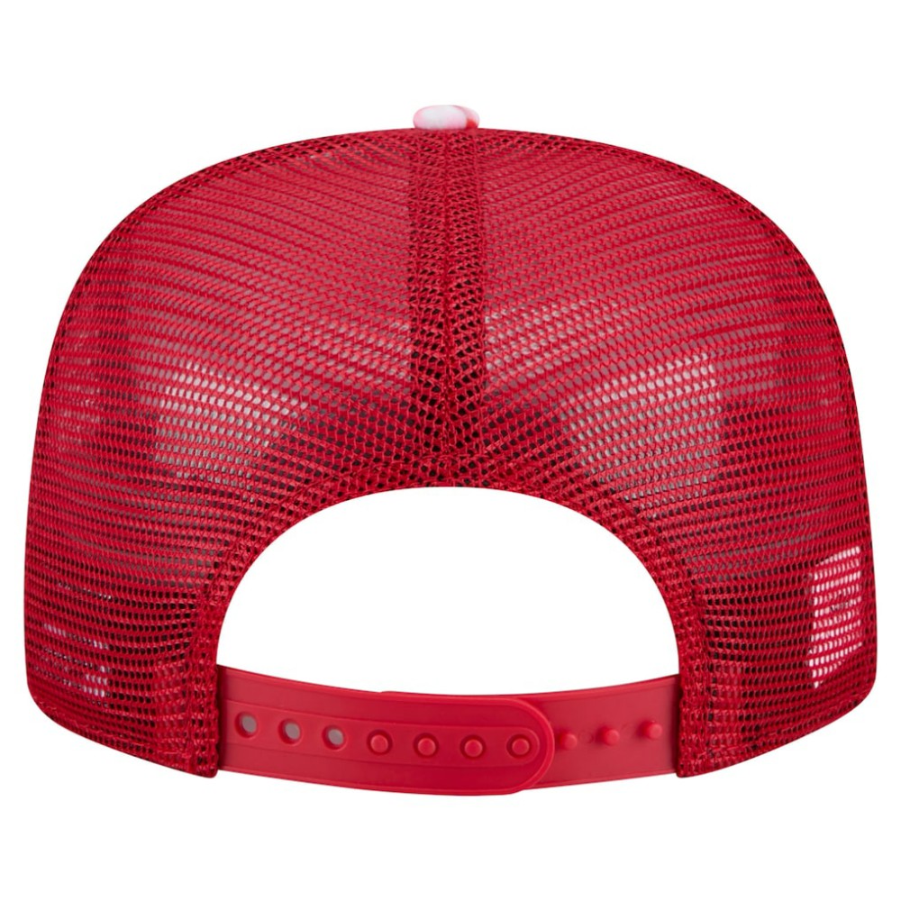 Red Philadelphia Phillies New Era Adventure Pattern Golfer Trucker Snapback Hat