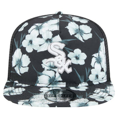 Black Chicago White Sox New Era Adventure Pattern Golfer Trucker Snapback Hat