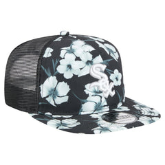 Black Chicago White Sox New Era Adventure Pattern Golfer Trucker Snapback Hat