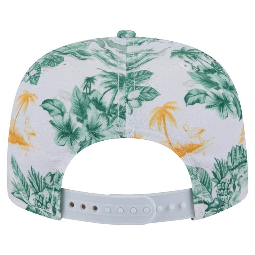 White Athletics New Era Printed Island Golfer Snapback Hat