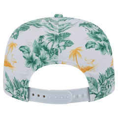 White Athletics New Era Printed Island Golfer Snapback Hat