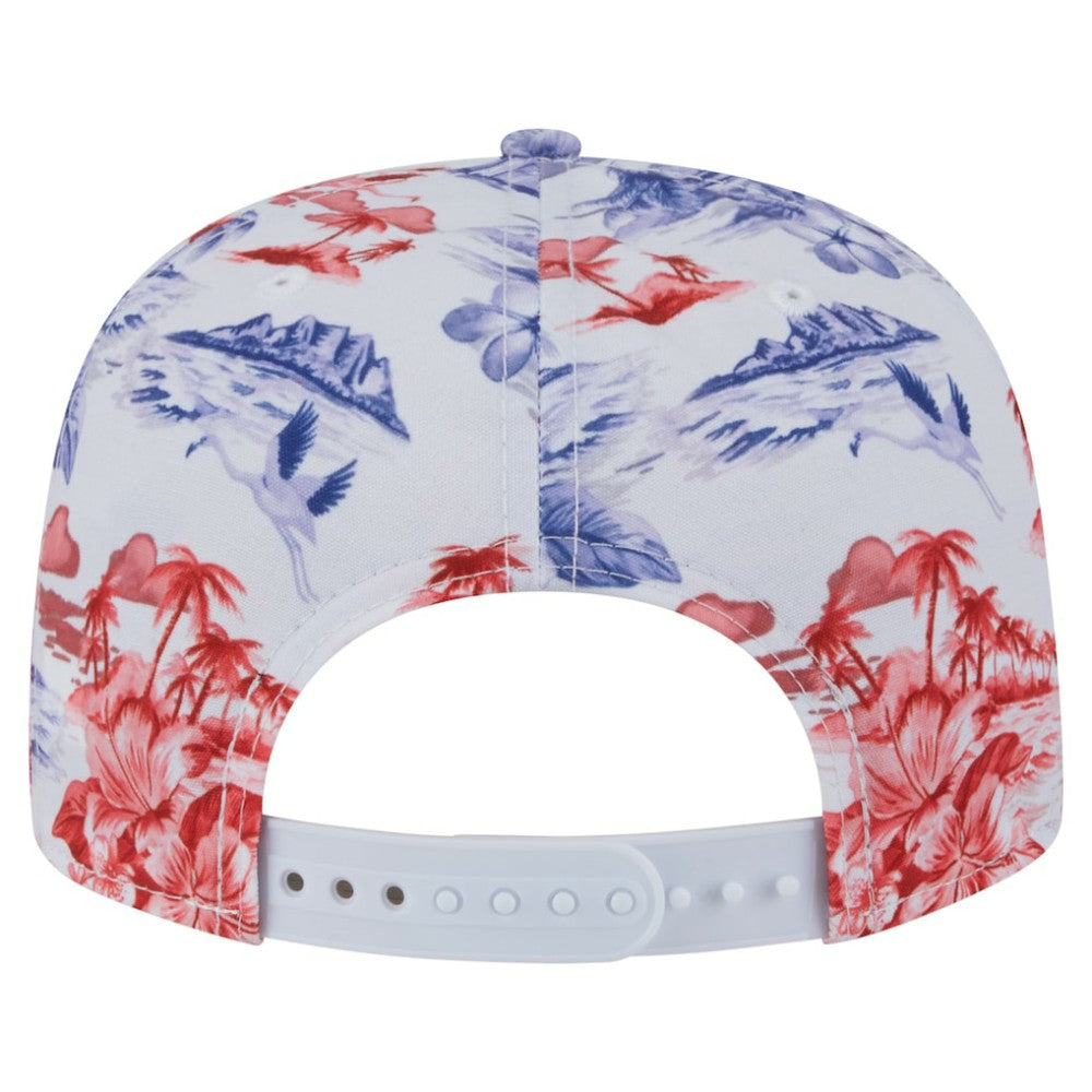 White St. Louis Cardinals New Era Printed Island Golfer Snapback Hat