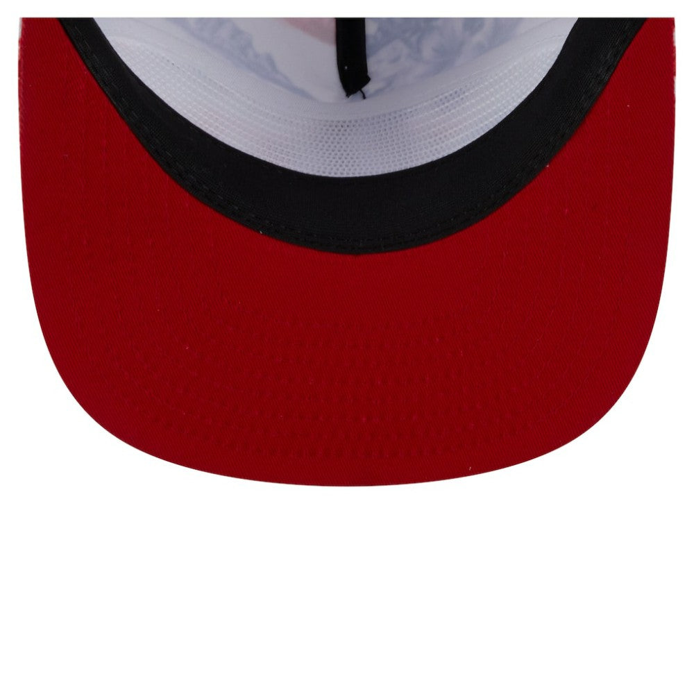White St. Louis Cardinals New Era Printed Island Golfer Snapback Hat