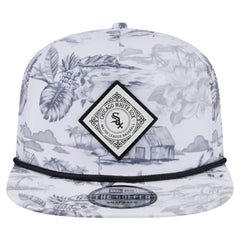 White Chicago White Sox New Era Printed Island Golfer Snapback Hat